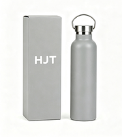 Bouteille d'eau isotherme sous vide OEM en gros de 350 ml, thermos en acier inoxydable 304 avec poignée métallique pour le camping