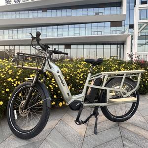 Fabrik preis Neues Modell 48V 15AH Aluminium legierung Rahmen Electric Cargo Bike Ebike Mit Babys chutz stuhl - Product Image 2