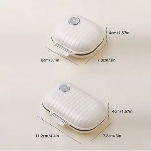 Wholesale 7-Days Pills Medicine Storage Box Weekly <b>Tablet</b> Holder Organizer <b>Container</b> Case Pill Splitters - Product Image 4