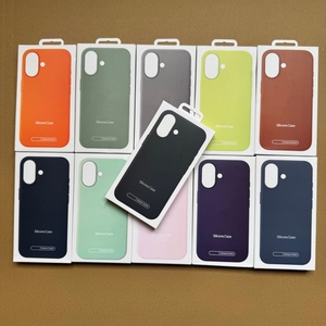 Coque en silicone tendance de luxe pour iPhone 17 Pro Max – Housse de protection personnalisée en silicone liquide magnétique souple - Product Image 5