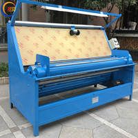 Tissu automatique professionnel de rouleau d'habillement inspectant la machine de roulement de tissu