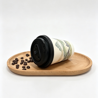 Gobelets en papier jetables écologiques à paroi simple, imperméables, de qualité alimentaire, sans plastique, compostables, avec technologie de mousse APP, pour bar