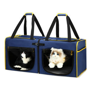 Tapis pour chien de taille moyenne <span class=keywords><strong>2</strong></span> en 1, <span class=keywords><strong>cage</strong></span>, maison, extérieur, fermeture à bouton, polyester écologique solide, camping, pliable, portable, double - Product Image 1