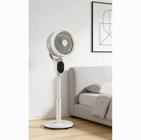 Ventilateur de ventilation à moteur AC, oscillant, 6 vitesses, minuterie 7H, pour la maison, la chambre à coucher, le salon