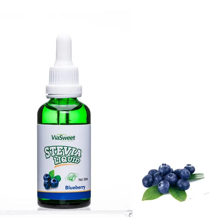 סיטונאי נוזלי stevia ספק stevia ממתיק זרוק 10ml/30ml/50ml/100ml/120ml בטעם סטיביה נוזל טיפות