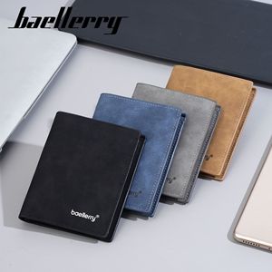 กระเป๋าสตางค์แบบสั้นสำหรับผู้ชายแบรนด์ Baellerry ขนาด 7 นิ้ว ความจุเยอะ สีพื้นเรียบง่าย น้ำหนักเบาพิเศษ ทนทานต่อการใช้งาน เหมาะสำหรับใช้ในชีวิตประจำวัน - Product Image 1