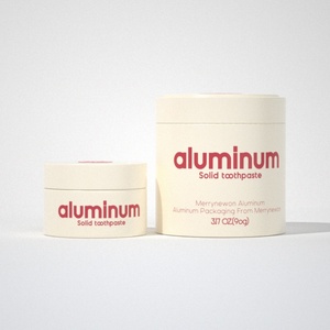 50ml 120ml Aluminum Toothpaste Tablet Tin - Food Grade, Custom Logo <b>Container</b> for Mouthwash Tablets & Oral Care - Product Image 3