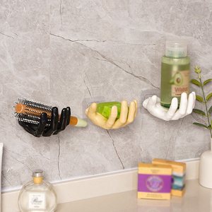 Crochet mural gothique <span class=keywords><strong>en</strong></span> plastique 3D pour accrocher une clé, des bijoux, des écharpes ou du savon. - Product Image 1