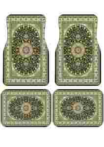 Bán Buôn Tùy Chỉnh 3D In Ba Tư Bohemian Thảm Sàn Xe Chống Trượt Peugeot Tương Thích 4 Miếng Cho Làm Bằng Sợi Polyester - Product Image 6