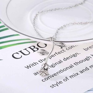 Omen's-alentine ay 3D OSE ecklace uustom harm orewelry - Product Image 2