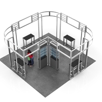 Stand d'événement portable TIANYU de haute précision avec structure en aluminium, conçu pour une présence de marque haut de gamme