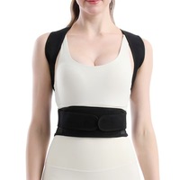 Ceinture Correctrice de Posture Dorsale Magnétique Universelle Ajustable Personnalisable pour Soulagement des Douleurs Épaules et Dos, en Spandex et Nylon