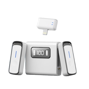 Microphones <span class=keywords><strong>sans</strong></span> <span class=keywords><strong>fil</strong></span> miniatures pour diffusion télévisuelle SX88 2.4G 2024, microphones <span class=keywords><strong>cravate</strong></span> magnétiques pour conférence - Product Image 1