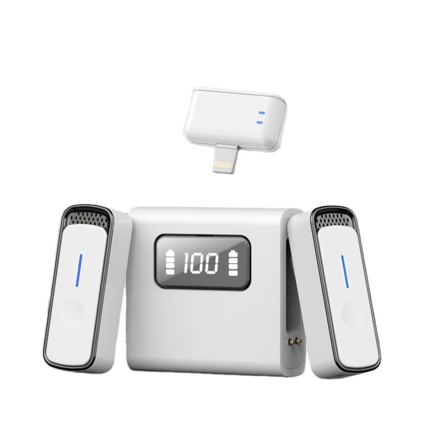 2024 SX88 2.4G Magnetic Speaker Lavalier Wireless TV Broadcast Mini Microphones Mini Wireless Microphone Tie for Conference