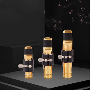 Venta al por Mayor de Fábrica de <span class=keywords><strong>Boquillas</strong></span> para Saxofón de Varias Especificaciones, Boquilla de Metal para Saxofón Tenor con Baño de Oro, Instrumento Musical - Product Image 1