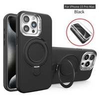 Nouvelle coque de téléphone magnétique 360° en TPU anti-chute et antichoc pour 15 Pro Max/14/13/12 Pro/11 avec béquille - Guangzhou