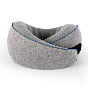 <span class=keywords><strong>Coussin</strong></span> <span class=keywords><strong>de</strong></span> <span class=keywords><strong>Voyage</strong></span> Portatif en Mousse à Mémoire <span class=keywords><strong>de</strong></span> Forme en U pour Soulagement des Douleurs Cervicales - Vente en Gros d'Usine - Product Image 1