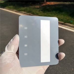 Tùy chỉnh cảm ứng kính cường lực Bảng điều khiển kính siêu rõ ràng với in lụa màu đen - Product Image 5