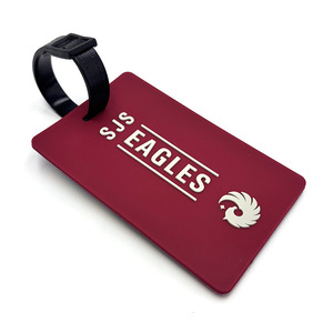 Wholesale Travel Custom Luggage Tag Bag Travel ID <b>Labels</b> PVC Name Tags Luggage Tags for <b>Suitcase</b> - Product Image 6