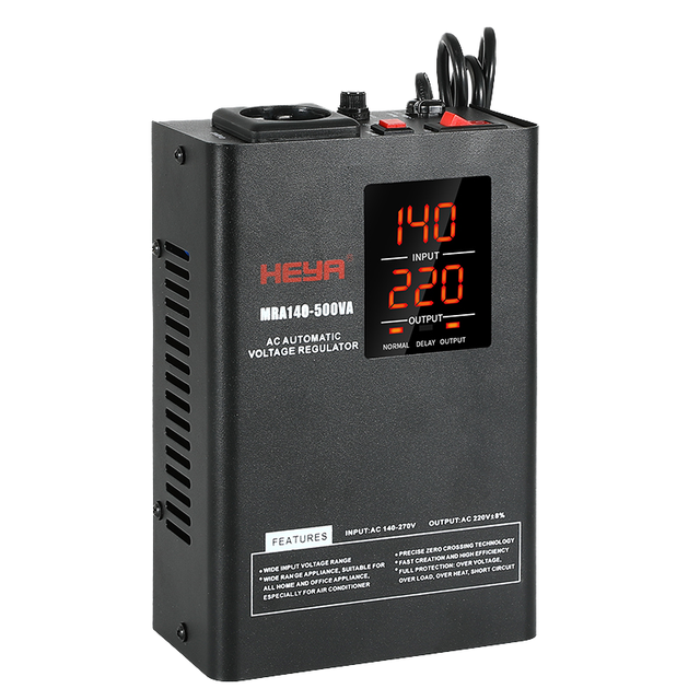 Avr Automatic Voltage Regulator New 500VA LED Display Single-Phase Fashion Design 220V AVR Stabilizer SVC
