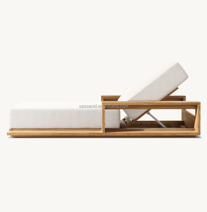 Conjuntos de Muebles de Jardín Clásicos para Exteriores Sassanid, Tumbonas de Teca para Hotel, Tumbona Ajustable de Teca <span class=keywords><strong>Bahia</strong></span> - Product Image 3
