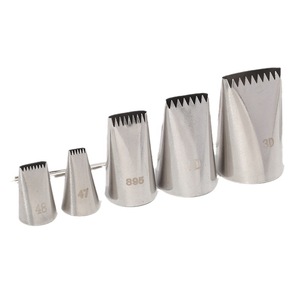 Embout de décoration <span class=keywords><strong>en</strong></span> métal premium 2F pour grandes fleurs tombantes et décoration de gâteaux professionnelle avec des ensembles de douilles à pâtisserie - Product Image 5