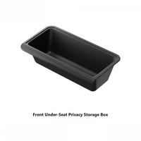 Boîte de rangement pour la première rangée du Model Y, organisateur d'intérieur de voiture, support de plateau en ABS pour accessoires de cabine et essentiels quotidiens