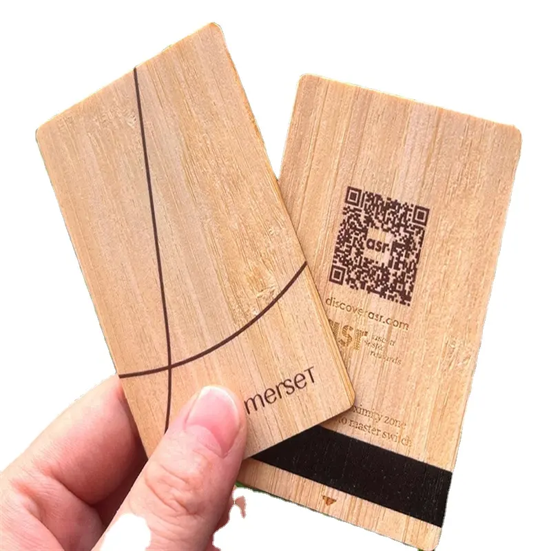 F08/M1 chip IC access wettable and environmentally friendly sensing wooden hotel card, membership card
