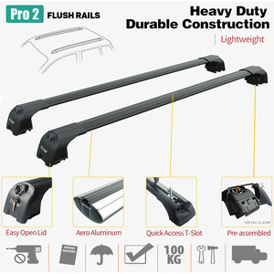 Barres transversales de toit en aluminium pour Hyundai Santa Cruz, porte-bagages - Product Image 2