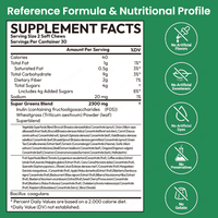 LIFEWORTH Greens Superfood Chews ODM Probiotiques Fibres Supplément Nutritionnel Végétal Marque Privée Digestif Fabricant en Gros