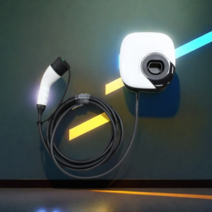 Chargeur mural Huinengzhi QQ EV 7kW 32A monophasé GBT Type2 200-220V, nouvelle station de recharge pour véhicules électriques, blanc - Product Image 6