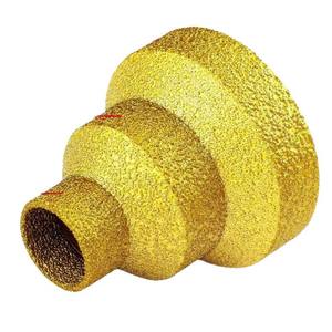 Broca de diamante Pai Ruixing para azulejos de cerámica, cuarzo, piedra, mármol, refrigeración en seco, acabado brillante, empaque individual - Product Image 1