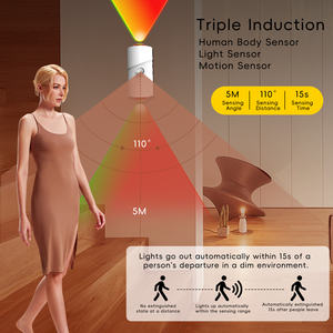 Smart applique da parete lampada magnetica colorata comodino sensore di movimento luce notturna a LED lampada per camera da letto corridoio - Product Image 3