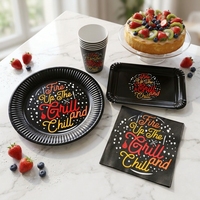 Assiettes en papier rectangulaires jetables épaissies de qualité alimentaire pour gâteaux, barbecues, fêtes, activités créatives en maternelle 9x6 pouces