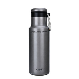 Mug isotherme sport pour homme, bouteille d'eau en acier inoxydable à isolation sous vide, légère, portable, pour la randonnée en plein air, isolation thermique - Product Image 5