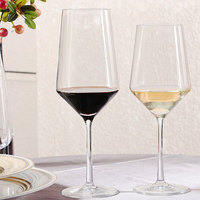 Verres à vin rouge et blanc élégants en cristal, flûtes à champagne à long pied, verres à boire modernes et luxueux pour mariage