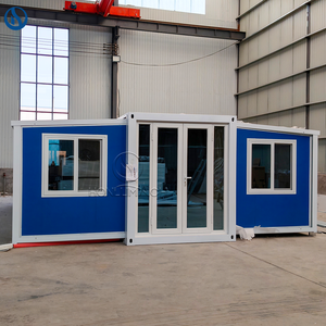 Mini Villa Urbana Pieghevole ed Espandibile, Casa Container Minimalista di Lusso con 2 Camere <span class=keywords><strong>e</strong></span> 1 Bagno, Casa Prefabbricata in Acciaio per <span class=keywords><strong>la</strong></span> <span class=keywords><strong>Vita</strong></span> in Città - Product Image 3