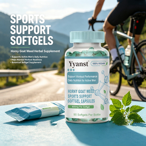 Capsules de soutien sportif en gélules molles, extrait d'Epimède, performance sportive, nutrition quotidienne pour hommes actifs et sportifs, OEM ODM - Product Image 5