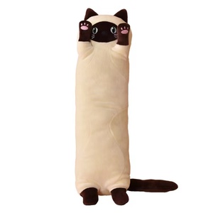 Nouvel oreiller géant personnalisé en forme de chat, jouet en peluche long et mignon pour chaton, animal en peluche chat - Product Image 5
