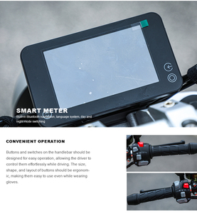 <span class=keywords><strong>Moto</strong></span> Elettrica con Doppio Freno a Disco Idraulico, 3000W 72V, Pneumatici Larghi Sportivi, Baricentro Basso, Certificazione EEC CE - Product Image 4