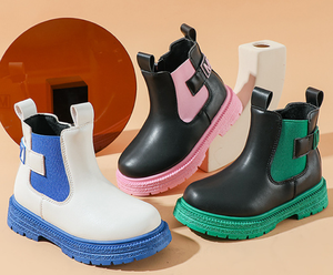 Botas para Niños con Cierre, Botas de Tobillo a la Moda para Niñas, Estilo Británico, Nueva Llegada - Product Image 2