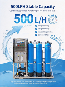 Máquina de Purificación de Agua por Ósmosis Inversa Industrial de 500 LPH, Sistema de Ósmosis Inversa para Agua de Procesamiento de Alimentos y Bebidas y Agua de Alimentación de Calderas - Product Image 5