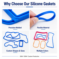 Joints et garnitures en silicone moulés sur mesure OEM pour boîtiers d'éclairage automobile, couvercles de batterie et boîtiers électroniques