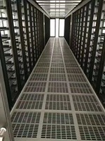 55% Data Center Steel Airflow Perforé Moderne Antistatique Salle d'ordinateurs Plancher d'accès surélevé