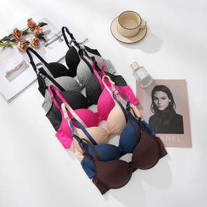 Usine directe asie du sud-est rassemblé mode dames soutien-gorge respirant lisse multicolore <span class=keywords><strong>Sexy</strong></span> anneau en acier transfrontalier - Product Image 3