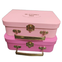 Boîte de rangement mini-coffret personnalisée, faite à la main, écologique et enduite, pour jouets et vêtements d'enfants, en carton