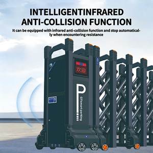 공장 직판 전동 접이식 문 야외 자동 접이식 슬라이딩 게이트 - Product Image 1