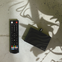 Amlogic Android 13 Personalizado S905X3 WiFi de Doble Banda para Centro de Transmisión Multimedia, TV Box de 4GB con Control Remoto para Uso en Oficina
