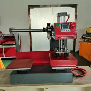 Nueva Máquina de Prensa de Calor Neumática para Sublimación de Camisetas, Automática, 220V, 15x15, Comercial, Oscilante, Mini, Digital, para Transferencia de Etiquetas - Product Image 1