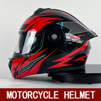 Casque de moto rabattable avec approbation DOT le moins cher Casques de moto modulaires à double visière avec logo OEM et ODM
